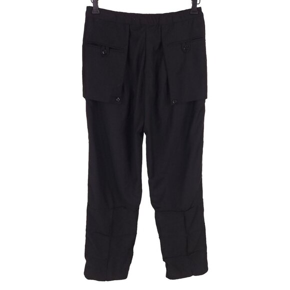 Bloke Patchwork Trousers Size L Mens Black Pants $485 - Picture 8 of 11